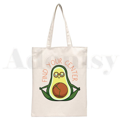 Vegan Print Tote Bag