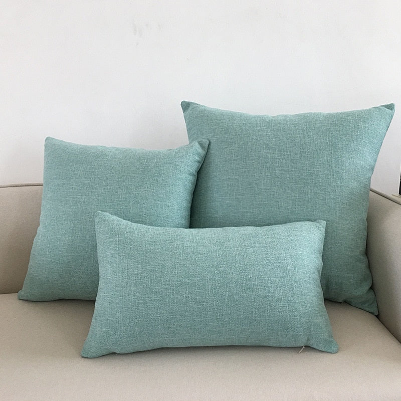 Plain Linen Cushion Cover