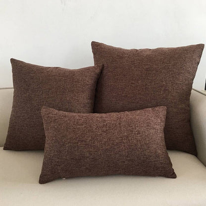 Plain Linen Cushion Cover