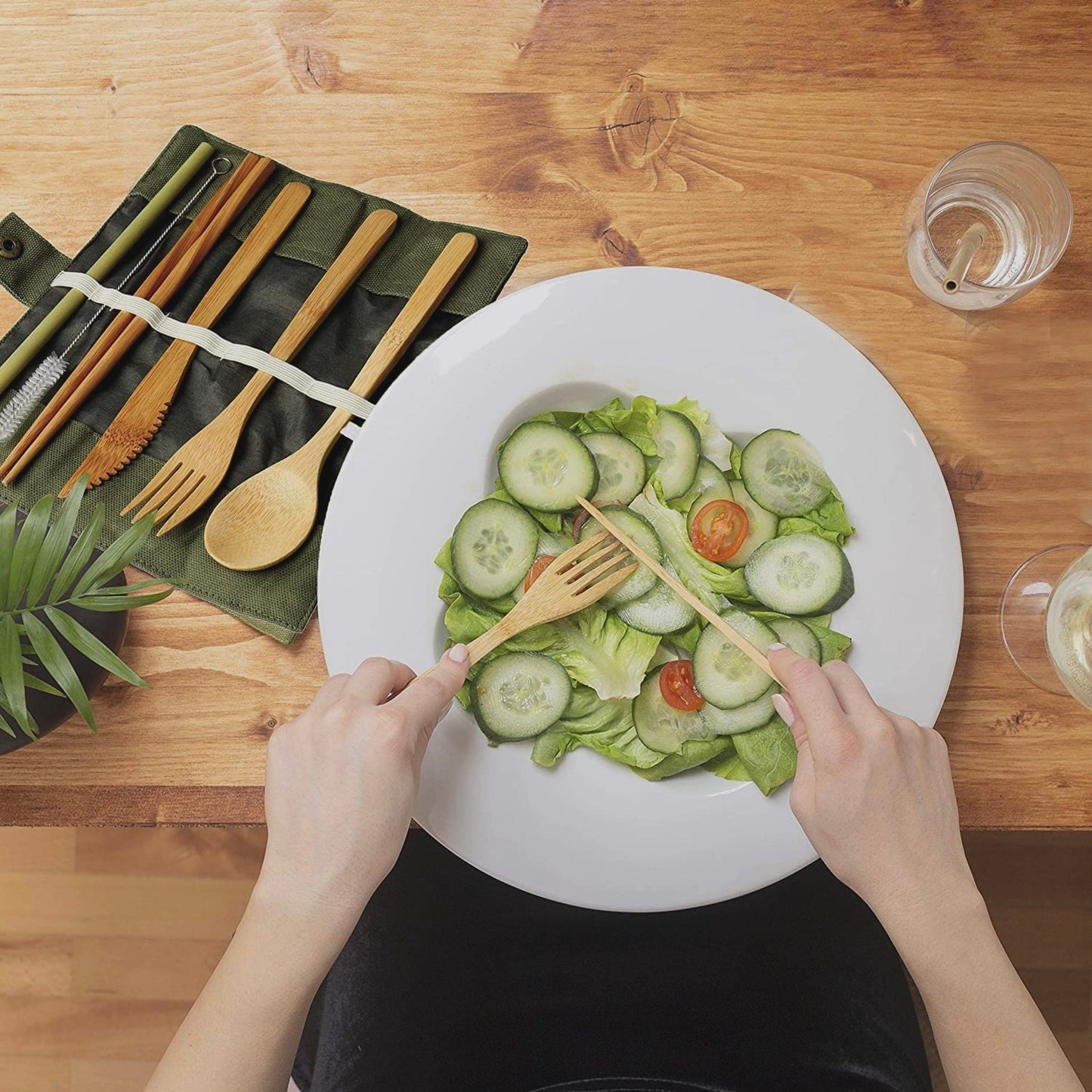 Bamboo Cutlery Set